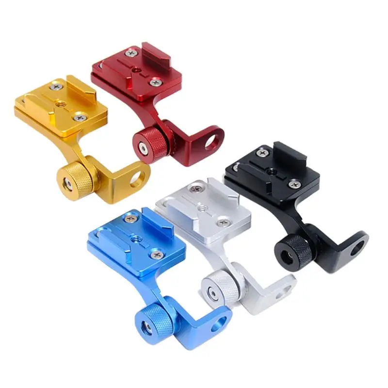 

Aluminum Motorcycle Rearview Mirror Mount Bracket Holder For GoPro/ Xiaomi yi SJ