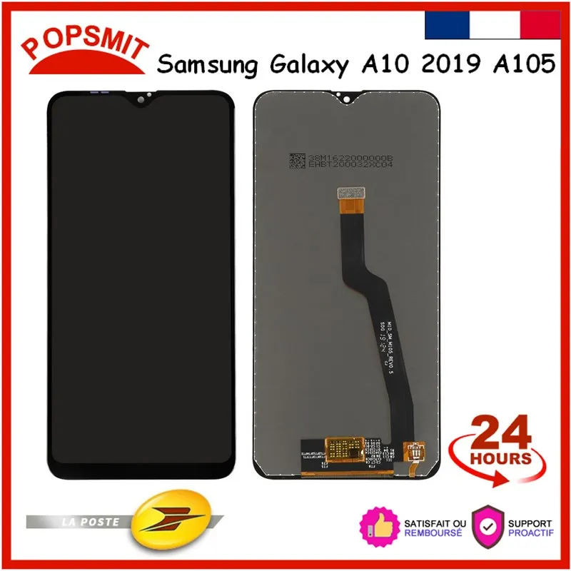 

AMOLED для Samsung Galaxy A10 2019 A105 A105F, ЖК-дигитайзер, сенсорный экран, дисплей, рамка, мобильный телефон, ЖК-экраны