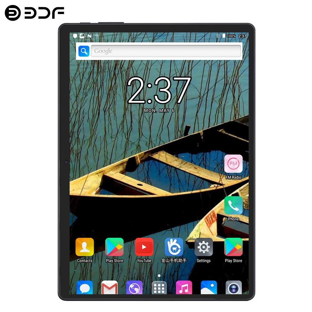 BDF планшеты 10 дюймов планшетный ПК 4 ГБ/64 Гб 4G LTE планшет Android 7,0 Восьмиядерный 1280*800 ips WiFi планшет на Android c Bluetooth 10,1