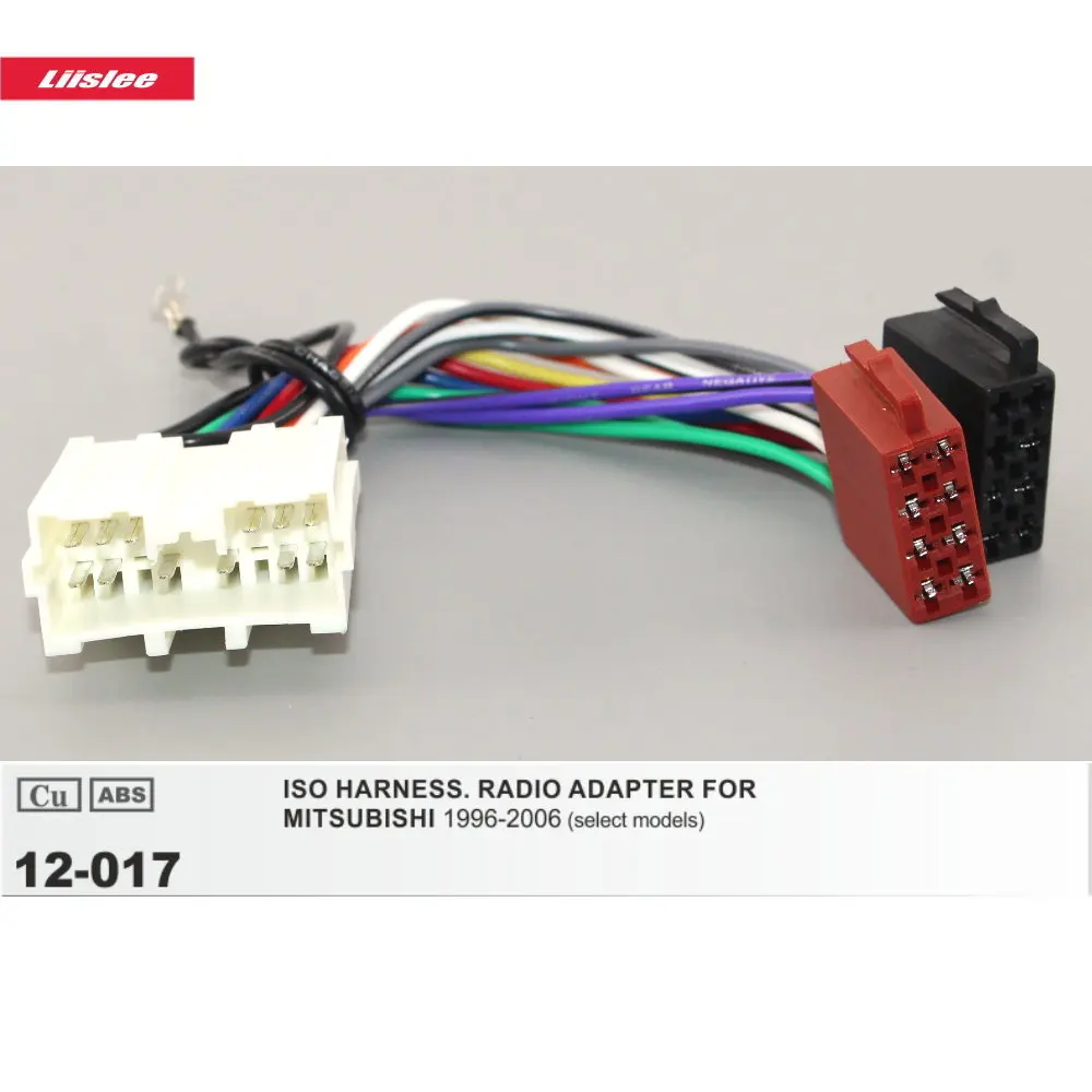 DIN ISO Жгут адаптер для MITSUBISHI Mirage/Montero/Outlander автомобильный завод радио 14 контактов