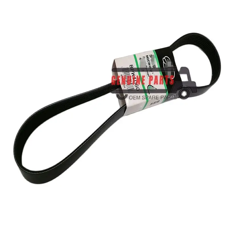 

Ribs Rubber Belt Automobile Belt Fit For Gates Model 8PK1060/1062/1065 Rubber Transmission Belt| Automoblie| Industrial
