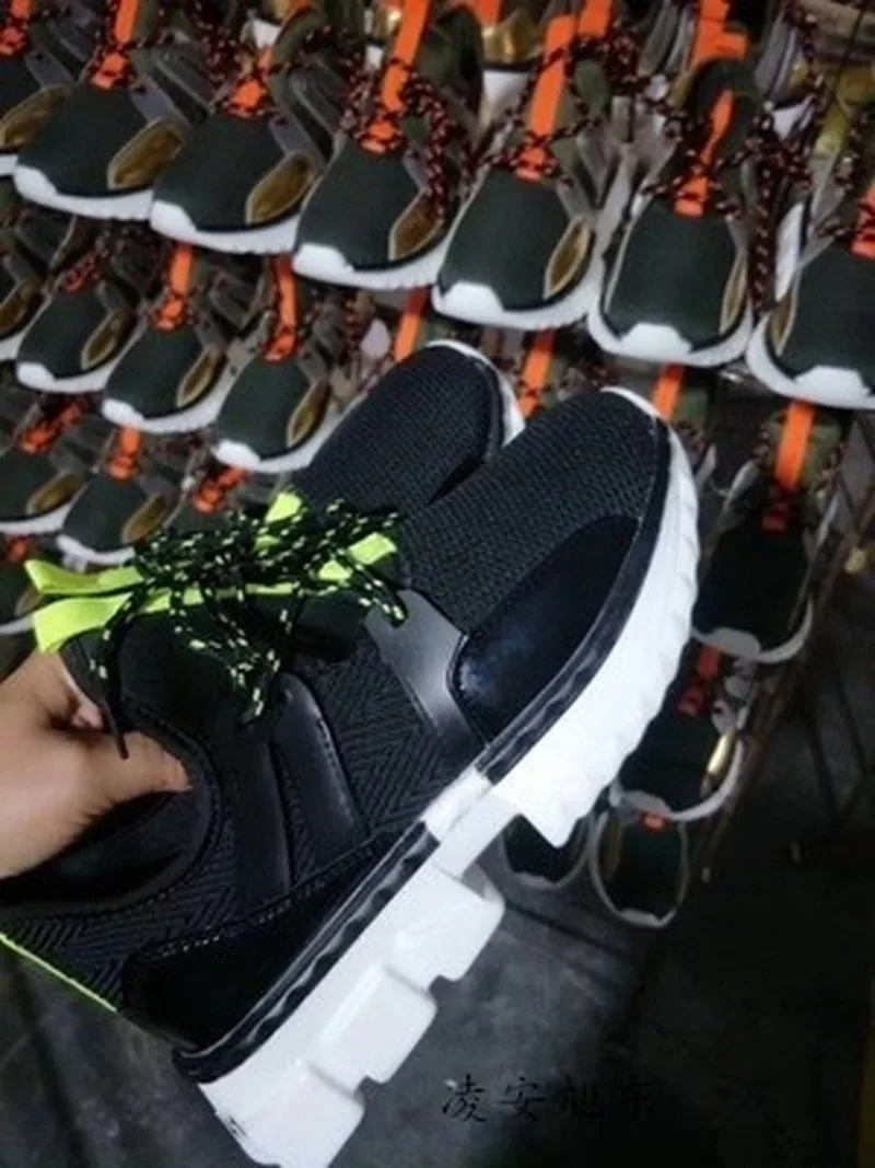 

2021 Plus Size Four Seasons Casual Women's Shoes Mesh Stitching Breathable Platform Platform Shoes Single Shoes Sneakers