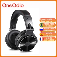 oneodio pro 10 professional studio dj headphones over ear wired hifi earphones gaming headset with microphone for pc phone