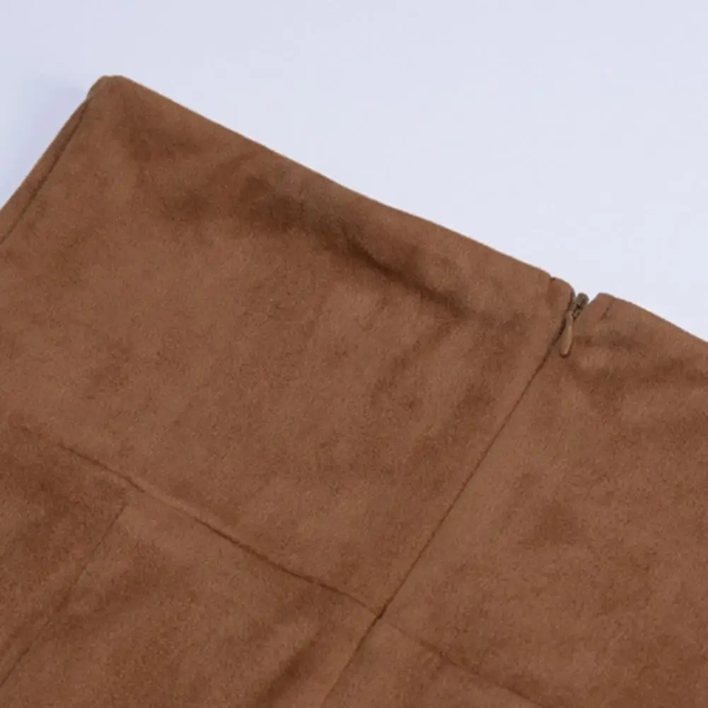 

Midi High Waist Suede Pencil Skirts Women 2021 Summer Fashion Bodycon Sexy Slim Women Skirt Regular Office Lady Bottoms