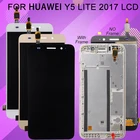 1 шт. протестированный 5,0 дюймовый экран Y3 2018 для Huawei Y3 2017 ЖК-дисплей с сенсорным дигитайзером Y5 Lite 2017 дисплей в сборе с рамкой