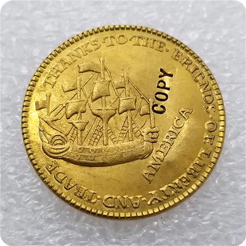 1766 Ireland медь копия монет памятные монеты-копии монет медаль коллекционные монеты