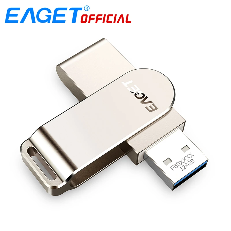 EAGET F60 128G USB флеш накопитель 3 0 высокоскоростной мини карта памяти|USB