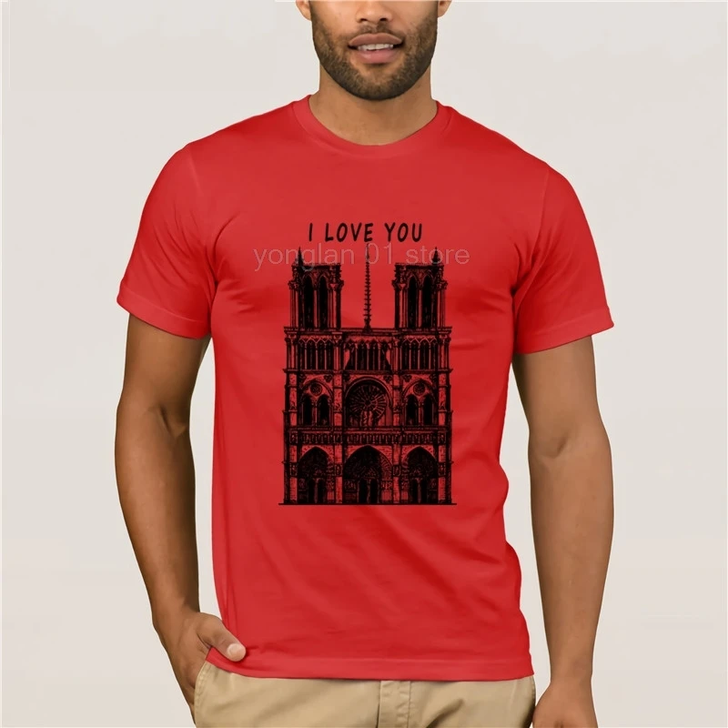 

Fashion T Shirt 100% Cotton trend T-shirt I love you, I have always loved my beloved men's T shirt