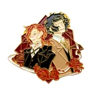 PF1196 булавка с эмалью для манги из японского аниме бродячие псы, булавка для воротника, мультяшных персонажей, булавки для лацканов, украшения для рюкзаков, подарки