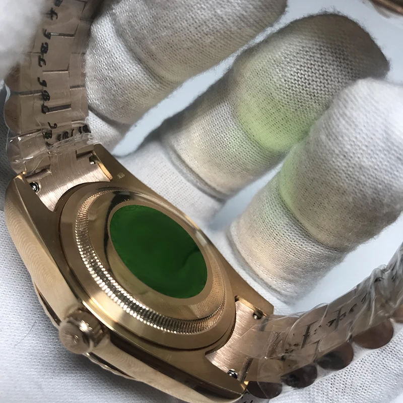 Часы DAYDATE мужские из розового золота Роскошные автоматические механические с