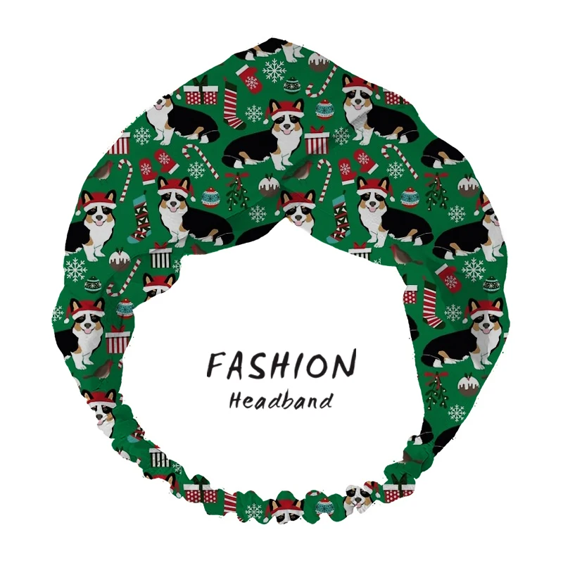 Рождественский подарок богемные эластичные повязки для волос женские на голову
