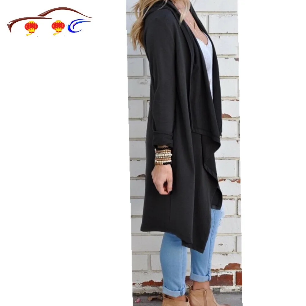 Свободный и необычный вязаный раздельный сращенный кардиган пальто для женщин