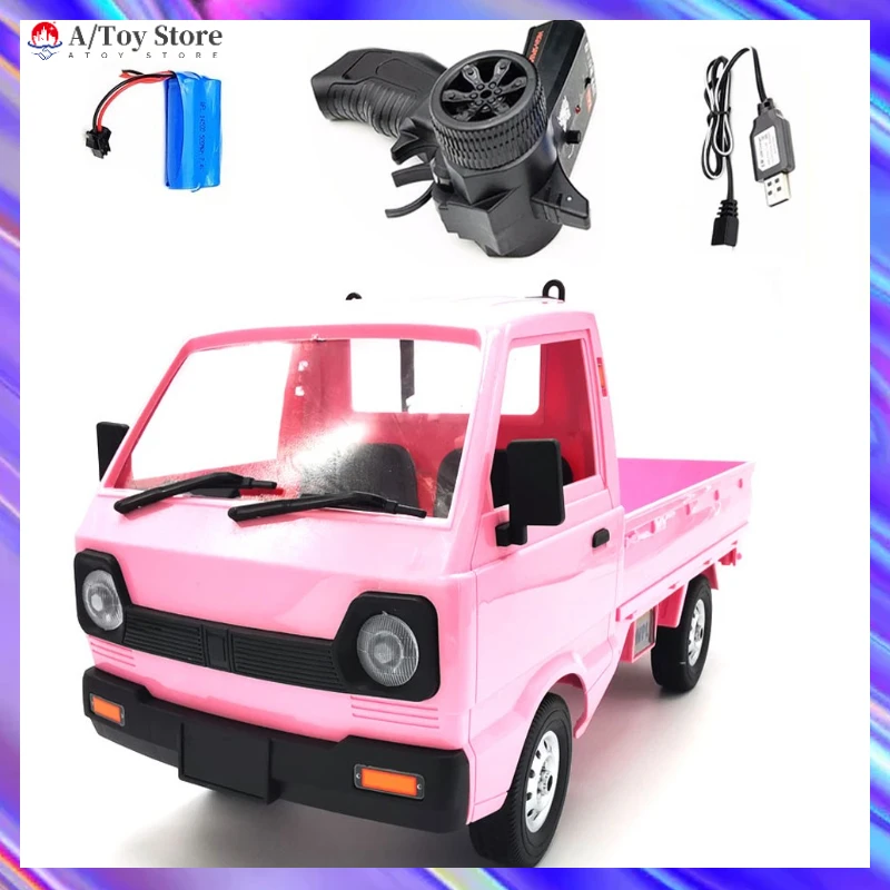

Wpl D12 Rc Truck 1:10 2wd Simulation Truck Brushed Climbing Led Light On-road Electric Hobby Car Toy For Boys Kids