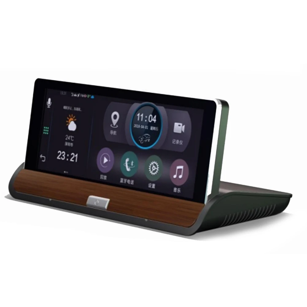 7 дюймовый автомобильный видеорегистратор Full HD 1080P с GPS навигацией и камерой