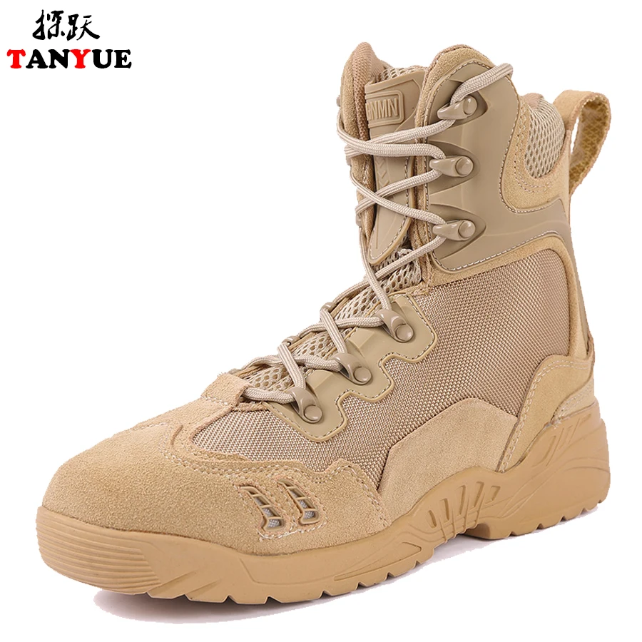 Зимние походные ботинки мужская обувь тактические боевые кроссовки