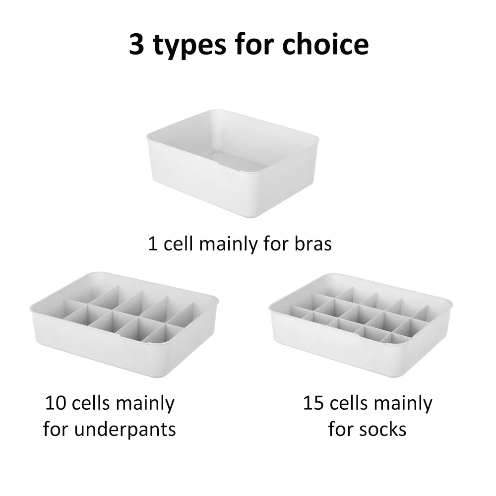 Ящик для шкафа органайзеры коробки нижнего белья бюстгальтера домашнего