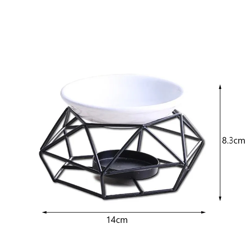 Essential Oil Burner Stainless Steel gold Aromatherapy Aroma Glass Lamp nordic Gift Crafts Home Decoration kaarsen essential oil |