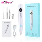 Ручка плазменная 9 режимов для удаления веснушек и бородавок, прибор для удаления пятен и пятен на лице, ЖК-дисплей, инструменты для ухода за кожей, аппарат для красоты