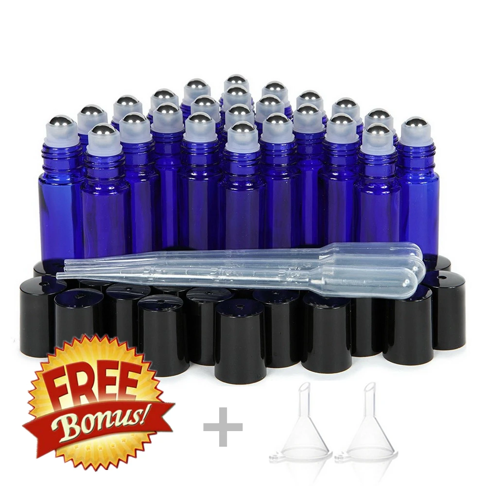 Стеклянные бутылки ролики для губ 24 шт. 10 мл|roller bottles|glass roller bottle10ml glass bottle |