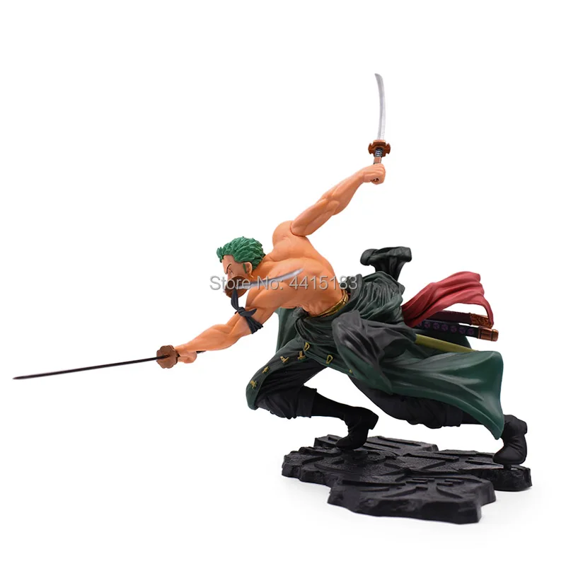 18 см аниме одна деталь фигурка поп Roronoa Zoro SA-MAXIMUM вер. ПВХ мультяшная фигурка игрушки Коллекционная модель подарок для мальчика