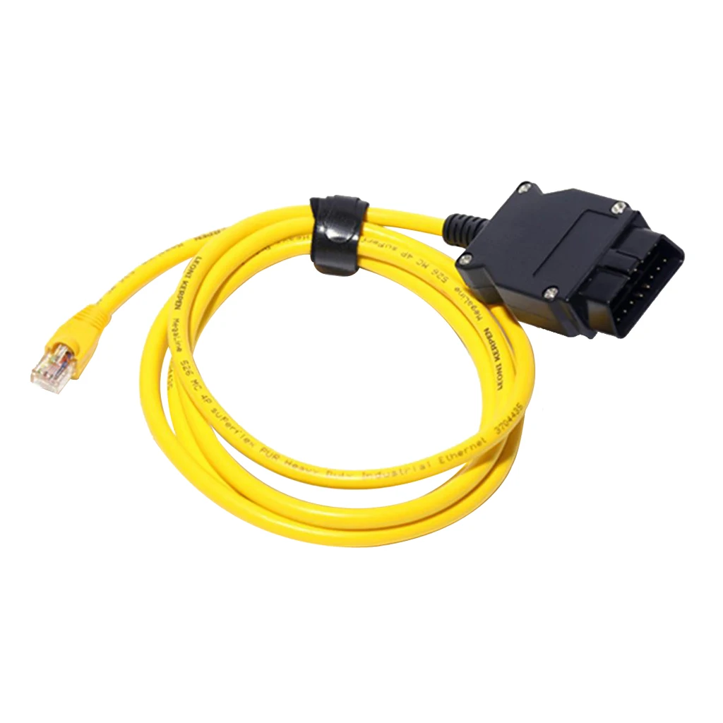 Высокая надежность 7 дюймов OBD Интерфейс удлинитель желтый для BMW ENET серии| |