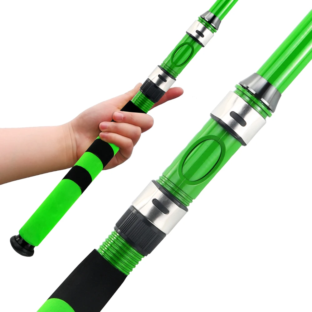 JOSBY Super Hard Carbon/FRP Telescopic Fishing Rod Carp Saltwater Sea Rod 2.1M-3.6M Casting Spinning Pole Accessories