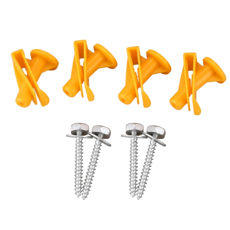 

4Pcs Car Underbody Underride Protection Screw Bracket Replacement A0019913970 for Smart 450 MC01