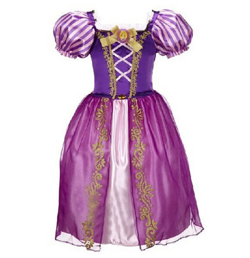 2020 Girls Snow White Dress Up Children Cinderella Sleeping Beauty Rapunzel Sofia Princess Costume Girl Party Cosplay Dresses DD | Детская