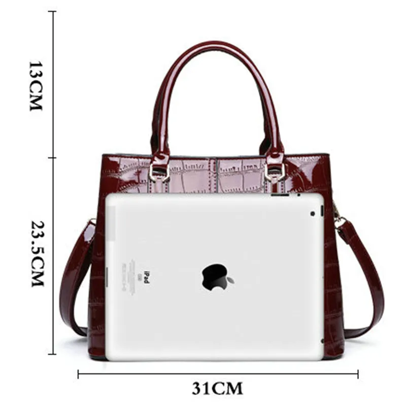 Женская сумка-тоут с узором под камень 2018 | Багаж и сумки