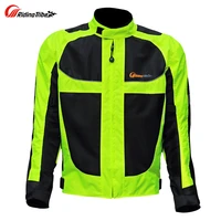 motorbike reflective night clothes jacket motorcycle protective gear pads jackets riding racing summer pants clothing