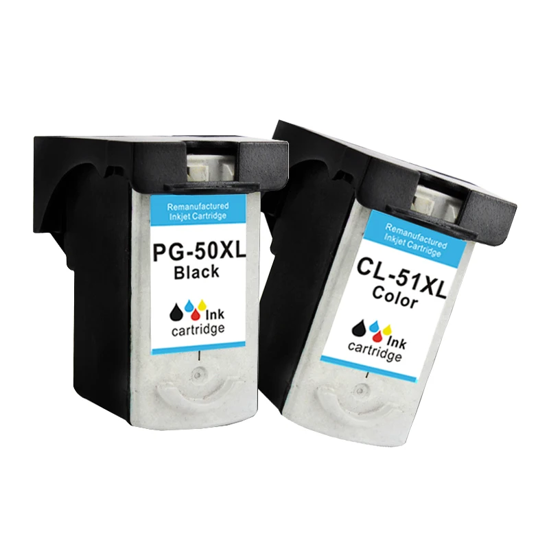 Чернильных картриджей патрона для PG-50 PG 50 PG50 CL-51 CL 51 CL51 Pixma JX300 JX500 iP6210D iP6220D MP150