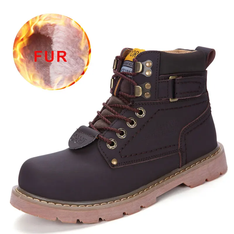 Мужские зимние ботинки теплые меховые 2019|Ботинки| |