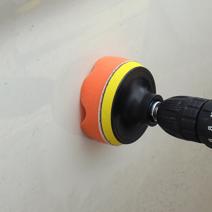 

11PCS/Set 3inch Car Polishing Disc Self-Adhesive Buffing Waxing Sponge Wool Wheel Polishing Pad For Car Cleaning