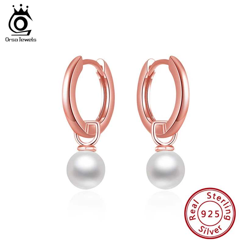 ORSA JEWELS достойно для девушек и женщин 925 серебряные серьги с Top Grad Simultaed Ювелирные