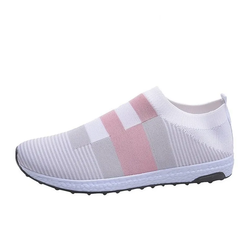

2020 explosion models couple woven mesh sports shoes breathable men and women casual single shoe cover feet flat walking shoes