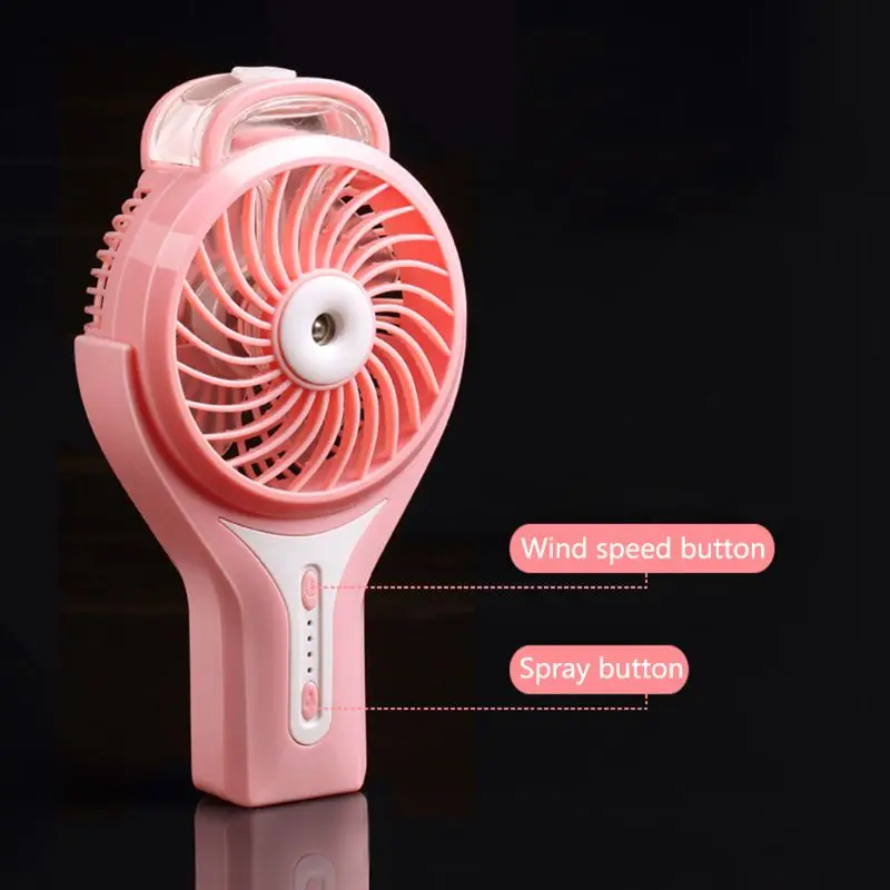 Ручной портативный водяной туманообразующий вентилятор для путешествий