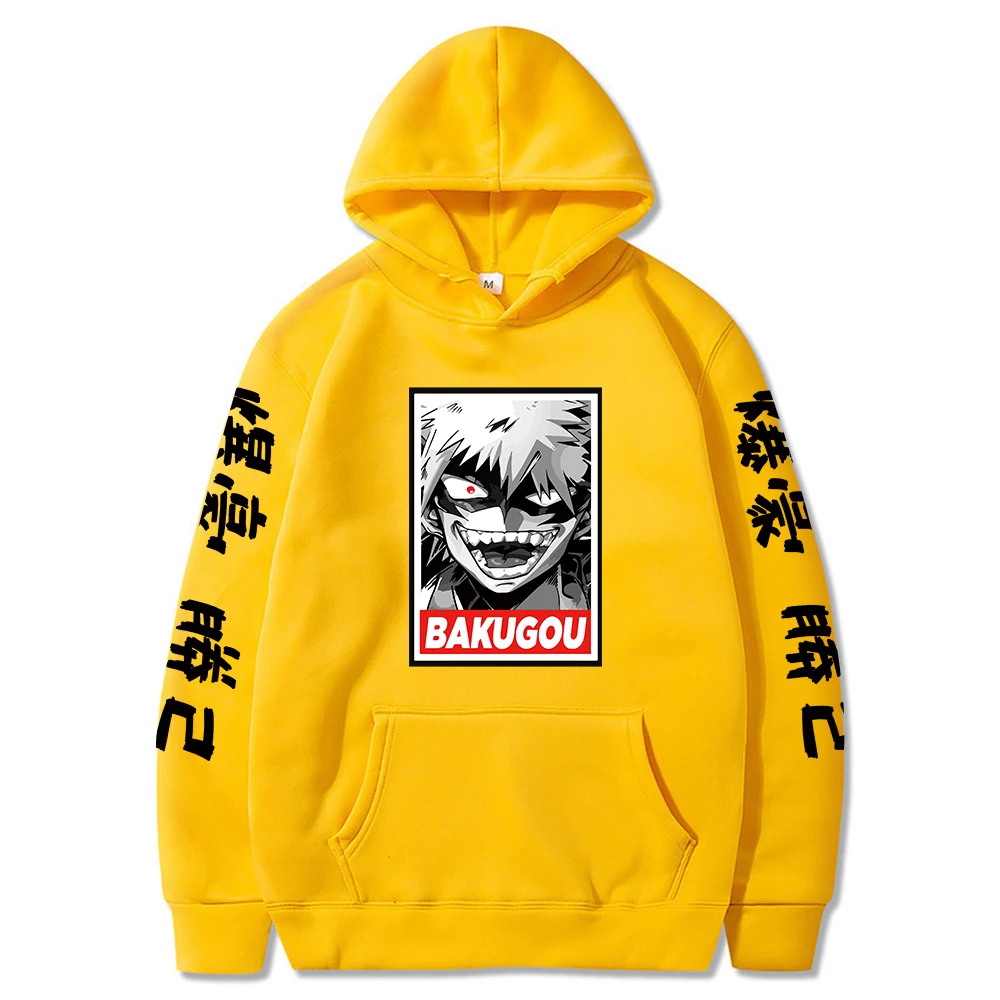 

My Hero Academia Bakugou Printed Men/women Hoodie Long Sleeve Hoodies
