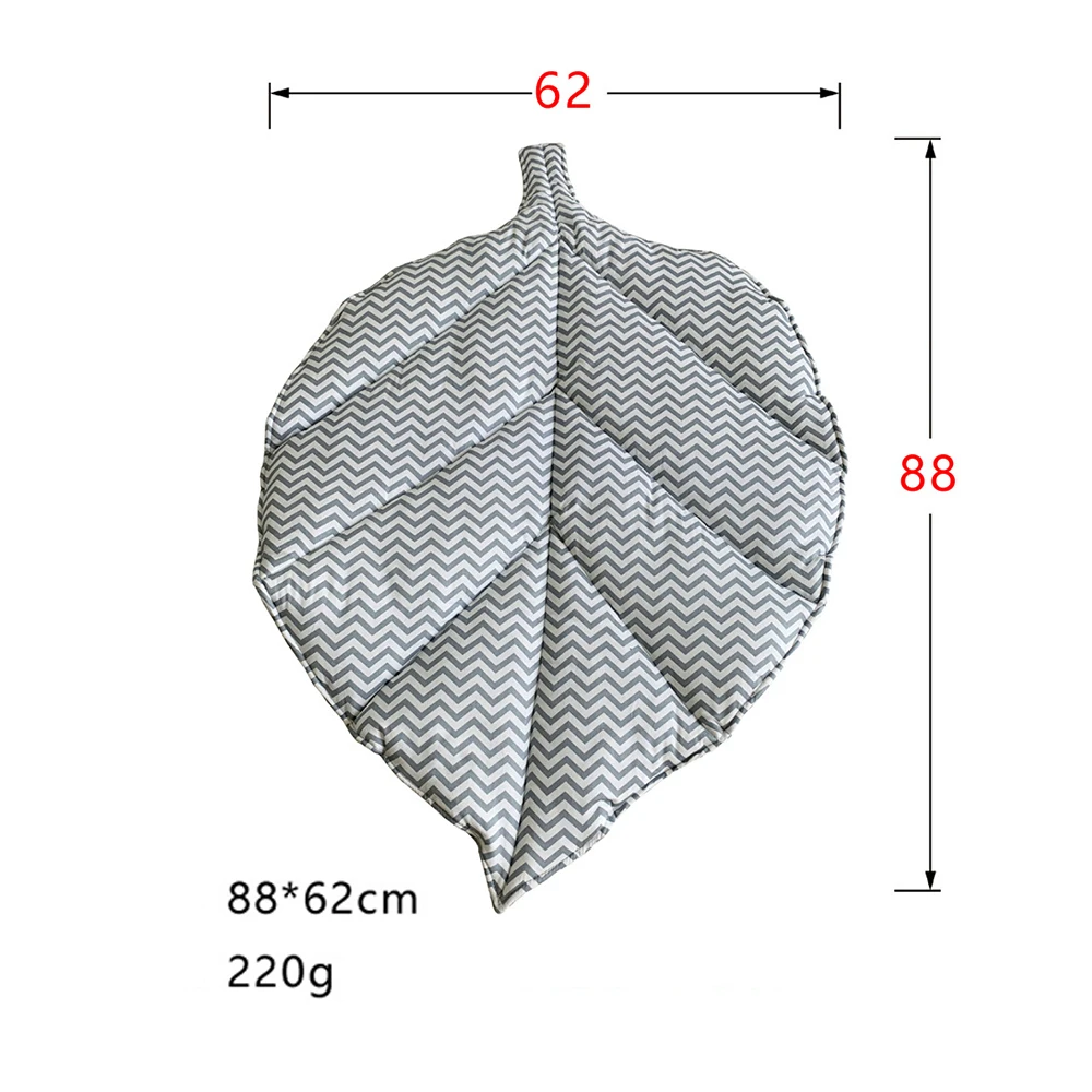 Коврик в форме листа детский игровой для палатки новорожденных неправильный