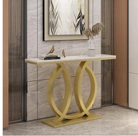 marble porch table with wall shelf decoration