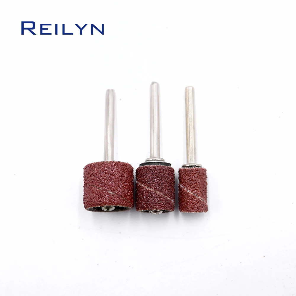 30 pcs per pack abrasive sand paper ring wheel grinding bits polishing roller peeling | Инструменты