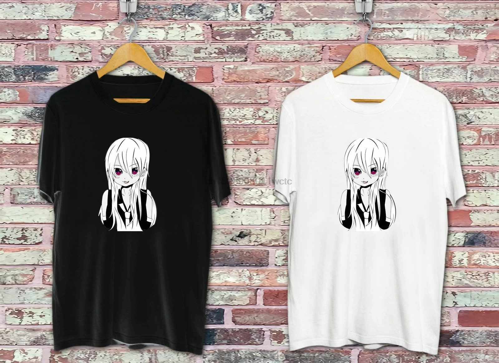 Новая Милая черно-белая футболка в стиле аниме размеры США S M L XL 2XL XXXL ZM1 |