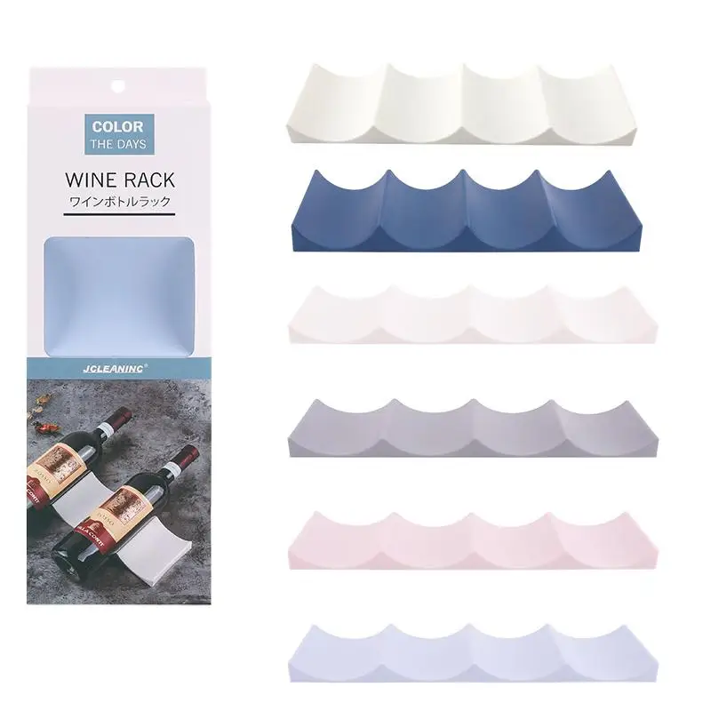 

Wine Rack Stackable Bottle Holder Countertop Wine Bottle Rack Wine Bottle Can Organizer for Tabletop Pantry Cabinet Refrigerator