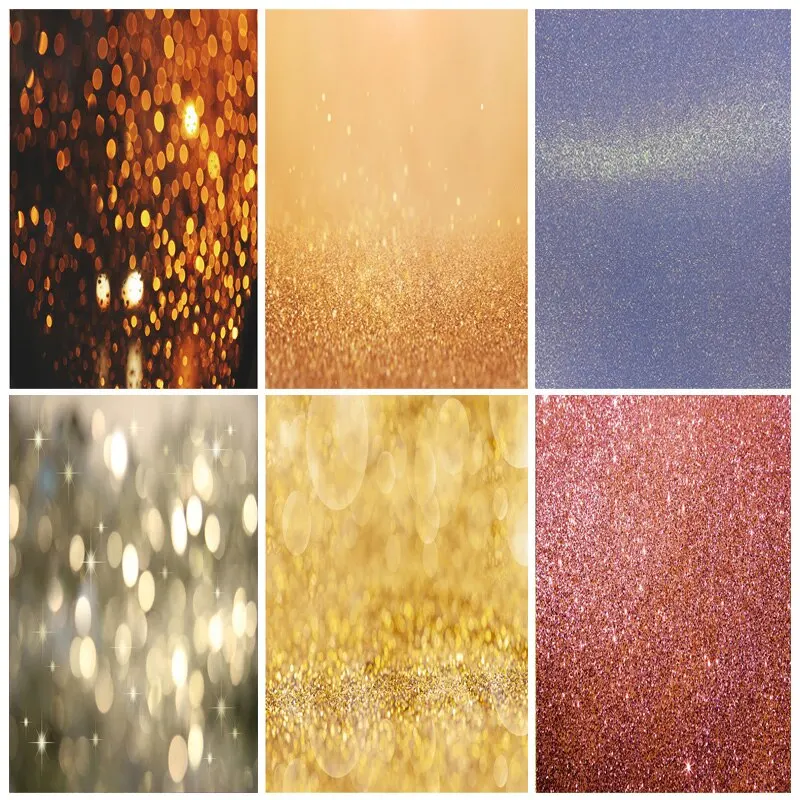 

Light Bokeh Shiny Spots Glitters Photography Backgrounds Solid Color Baby Portrait Backdrops For Photo Studio 21606DKN-02