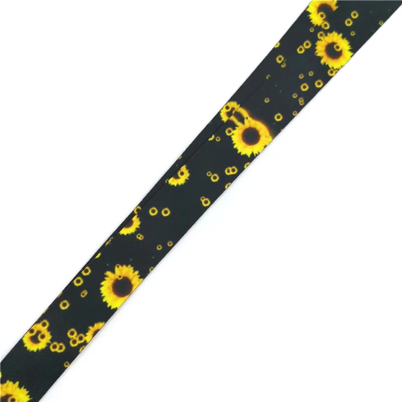 Подсолнухи брелок ремешок для ключей держатель значка ключи с подвеской шейные