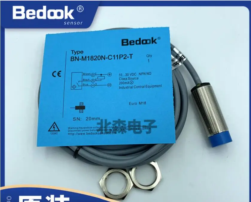 Новый оригинальный аутентичный датчик приближения BN-M1820N-C11P2-T DC с тремя проводами NPN с нормально открытым датчиком