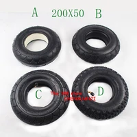 4 types 8 200x50 tire include solidfoam filled and tube and tyre include for electic scooter motorcycle atv moped parts