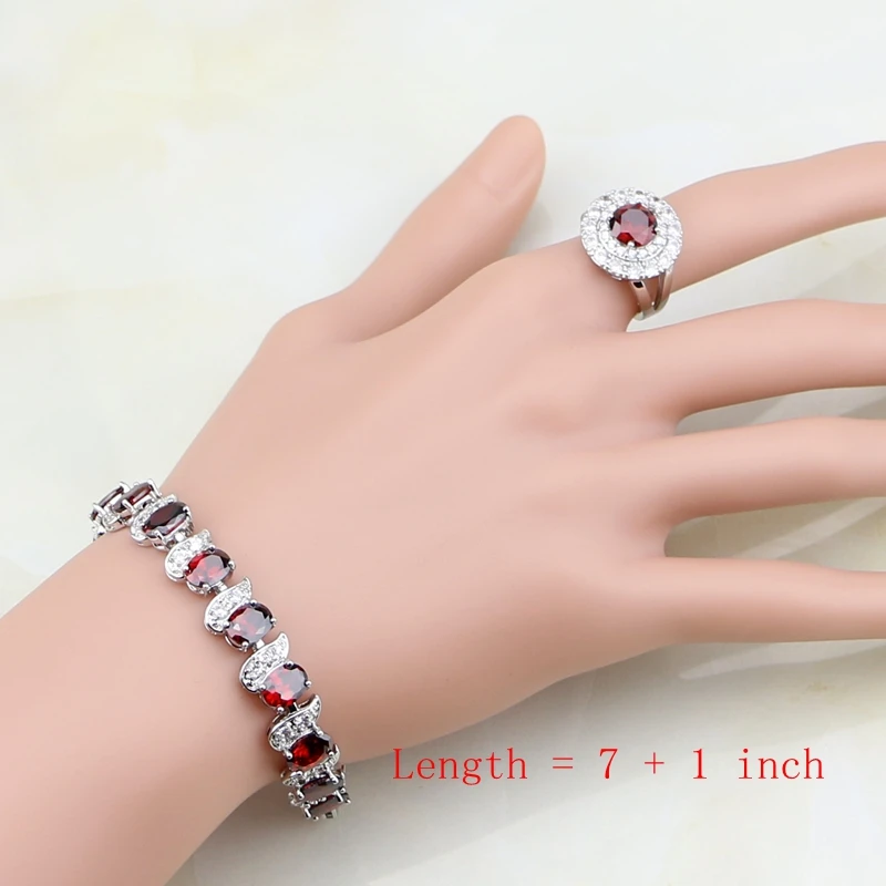 Комплект из колье серёг кольца и браслета серебра 925 пробы|jewelry sets for women|zircon jewelry