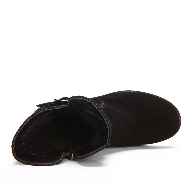 GOGC/Женская обувь из 100% натуральной кожи Женские ботильоны для женщин зимние