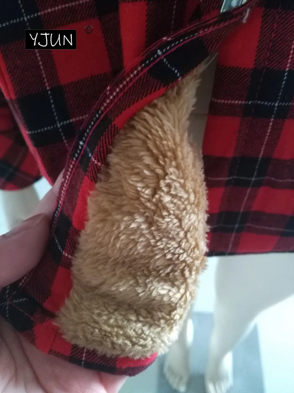 Женская зимняя бархатная Толстая утепленная клетчатая блузка с длинным рукавом