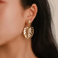european and american fashion hollow leaf earrings ladies ethnic style retro classic party banquet earrings accessories